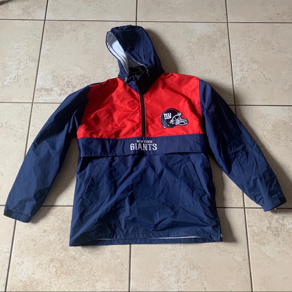NY Giants hooded pullover jacket